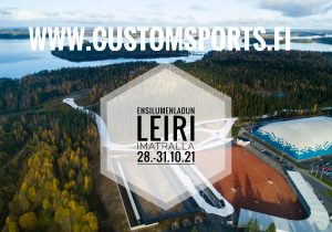 Kuntoilijoiden ensilumenladun leiri Imatralla 28.-31.10.2021